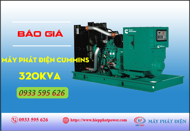Máy phát điện Cummins 320kva