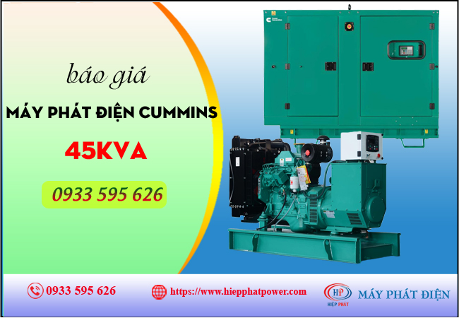 Máy phát điện Cummins 45kva