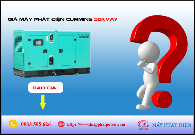Máy phát điện cummins 50kva