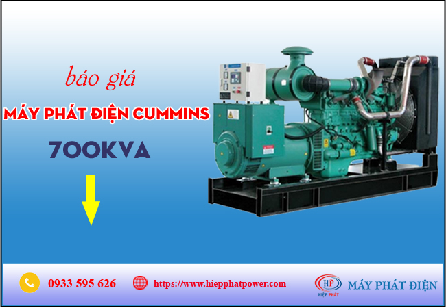 Máy phát điện Cummins 700kva