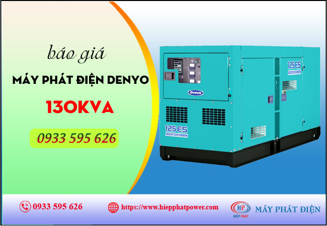 Máy phát điện Denyo 130kva