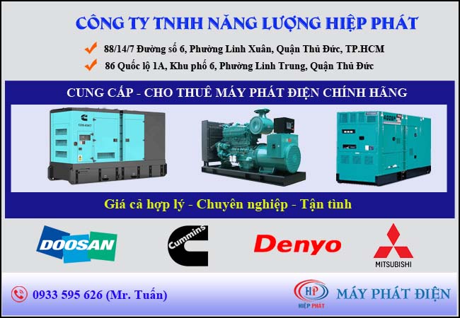 Máy phát điện Denyo 375kva