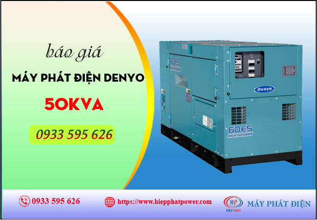 Máy phát điện Denyo 50kva