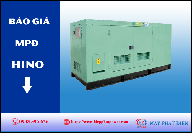 Máy phát điện Hino 80kva