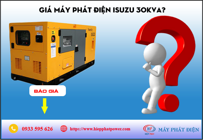 Máy phát điện Isuzu 30kva