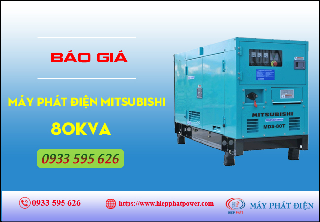 Máy phát điện Mitsubishi 80kva
