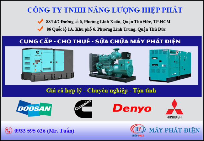 Máy phát điện cummins 40kva