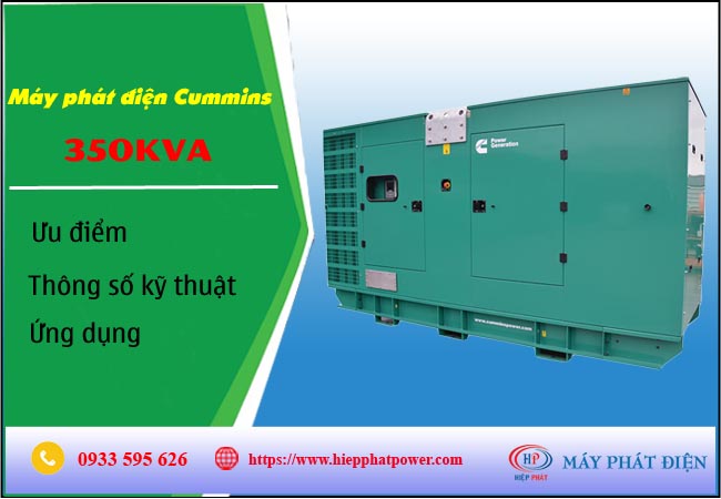 Máy phát điện cummins 350kva