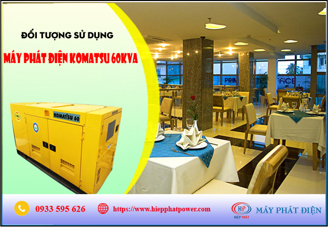 Máy phát điện Komatsu 60kva