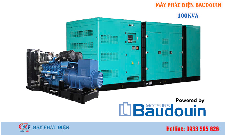 Máy phát điện baudouin 100kva