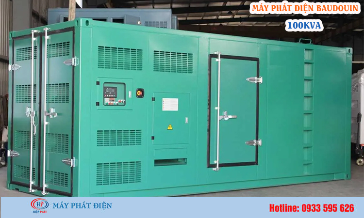 Máy phát điện baudouin 100kva