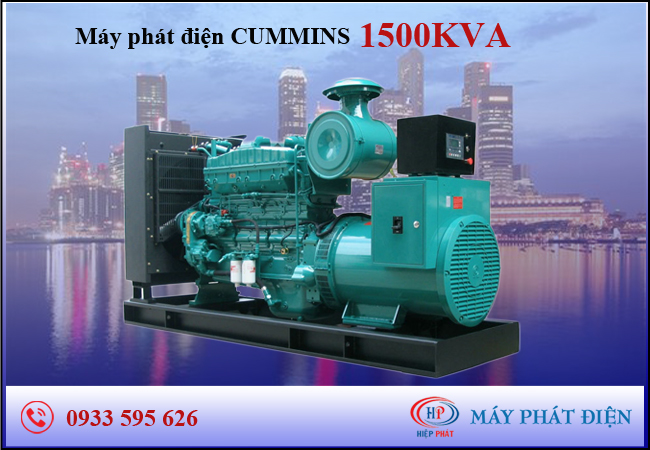 Máy phát điện Cummins 1500kva