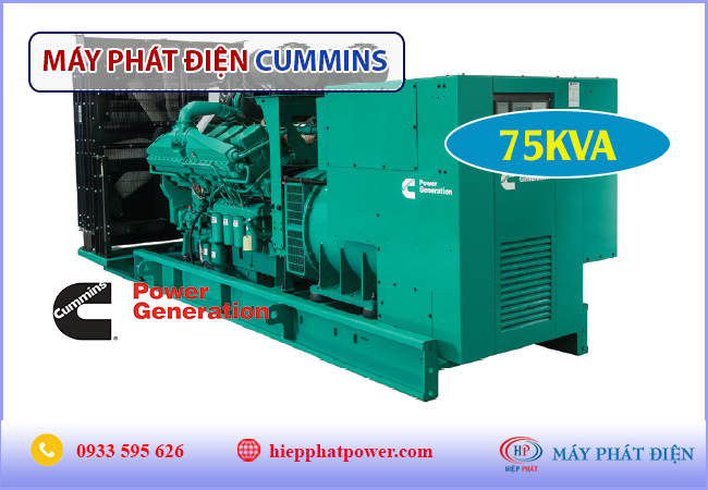 Máy phát điện Cummins 75kva