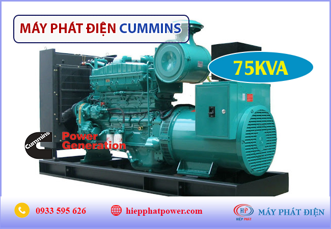 Máy phát điện Cummins 75kva
