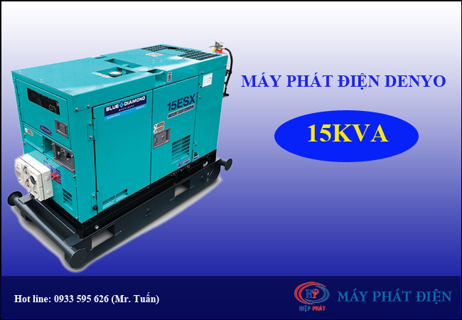 Máy phát điện Denyo 15kva