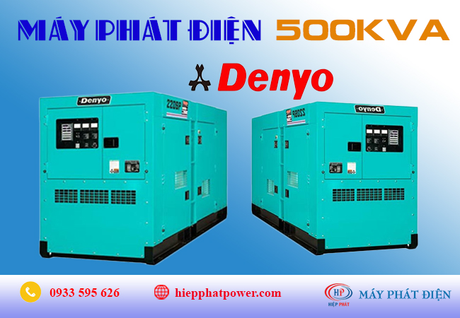 Máy phát điện denyo 500kva