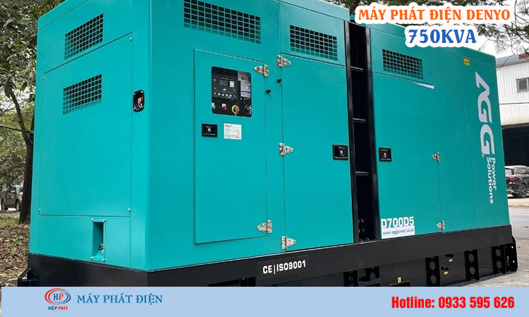 máy phát điện denyo 750kva