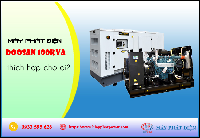 Máy phát điện Doosan 100Kva