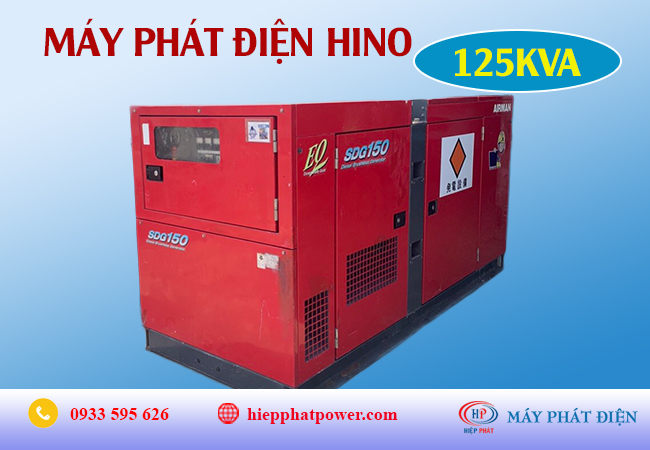Máy phát điện Hino 125Kva