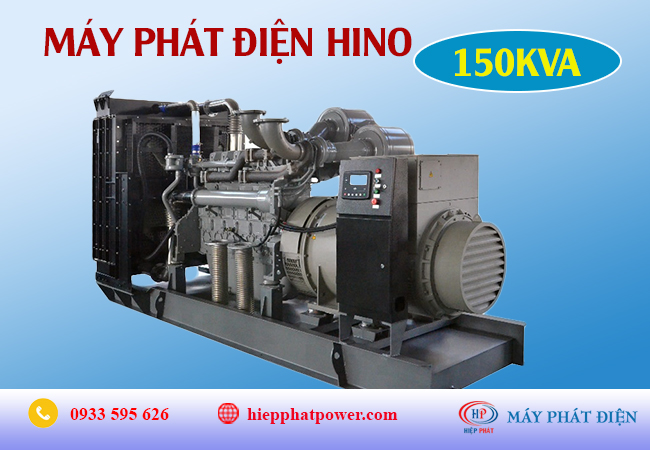 Máy phát điện Hino 150Kva
