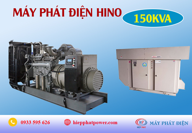 Máy phát điện Hino 150Kva