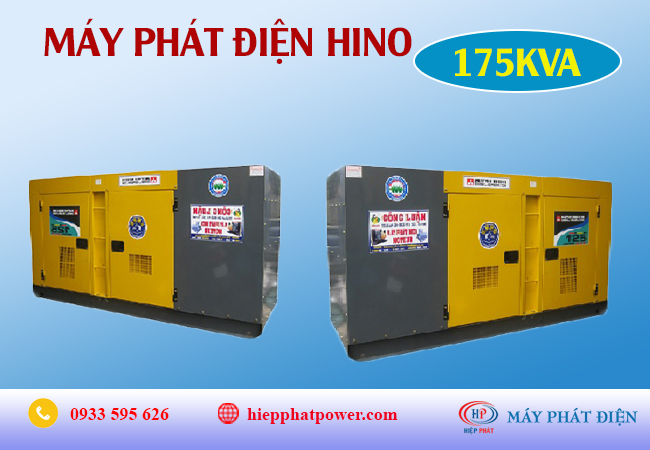 Máy phát điện Hino 175Kva