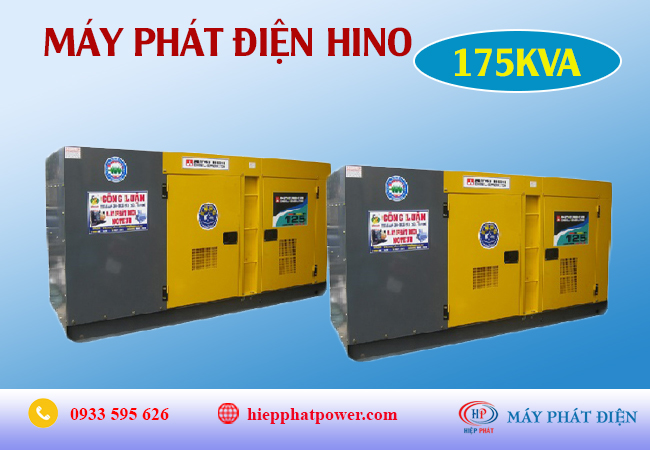 Máy phát điện Hino 175Kva
