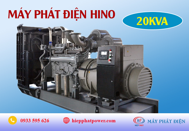 Máy phát điện Hino 20Kva