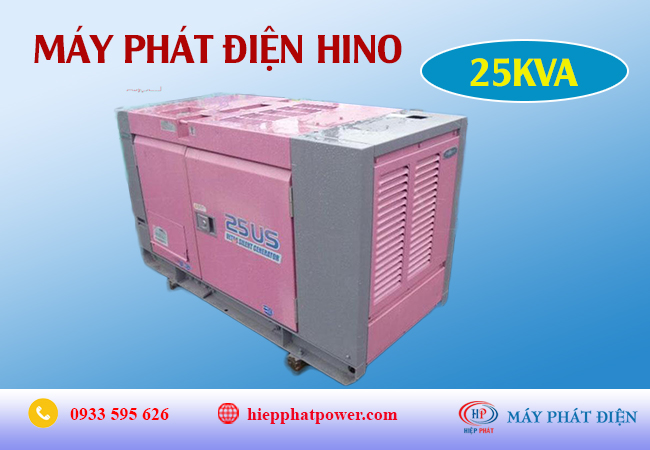Máy phát điện Hino 25Kva