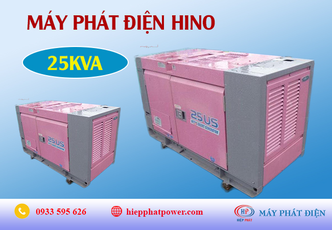 Máy phát điện Hino 25Kva