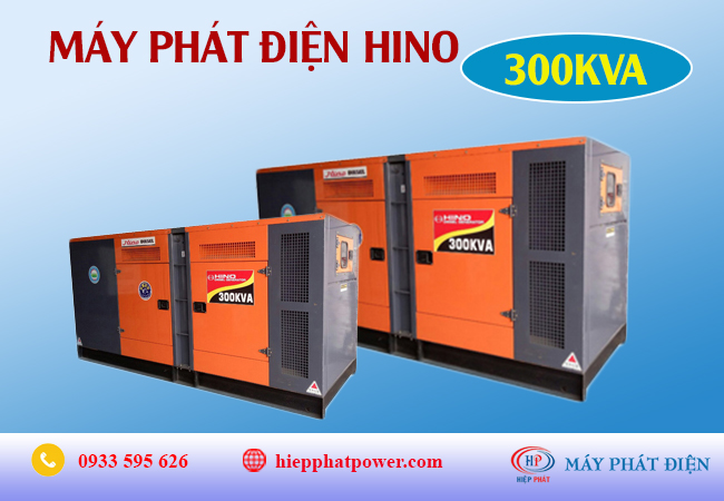 Máy phát điện Hino 300Kva
