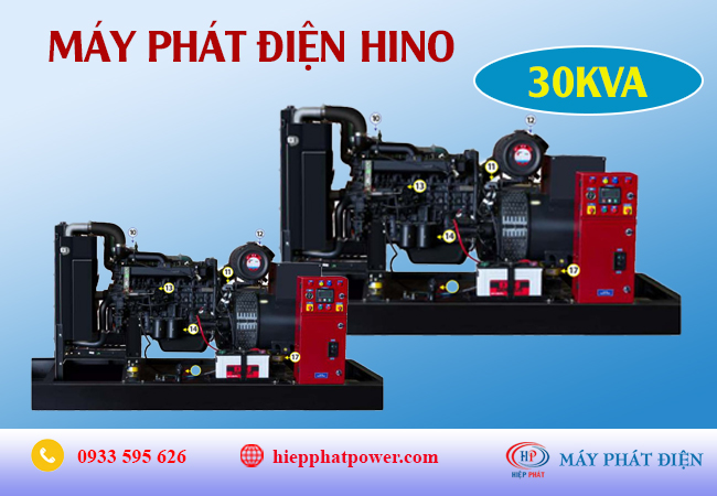 Máy phát điện Hino 30Kva