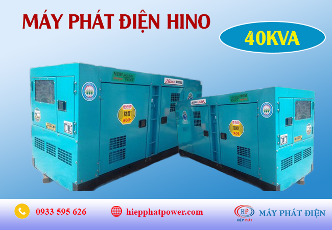 Máy phát điện Hino 40Kva