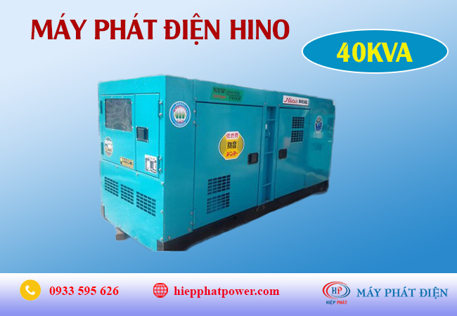 Máy phát điện Hino 40Kva