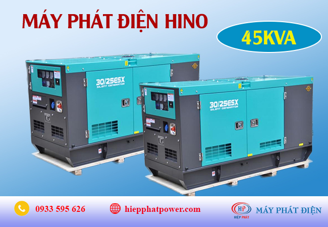 Máy phát điện Hino 45Kva