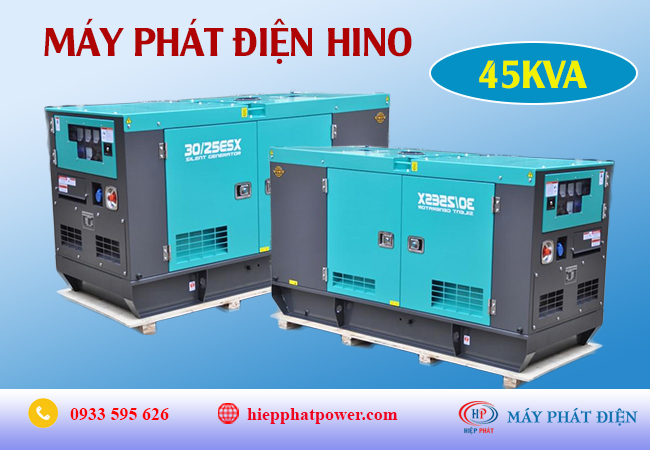 Máy phát điện Hino 45Kva