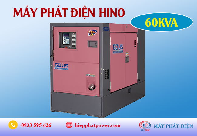Máy phát điện Hino 60Kva