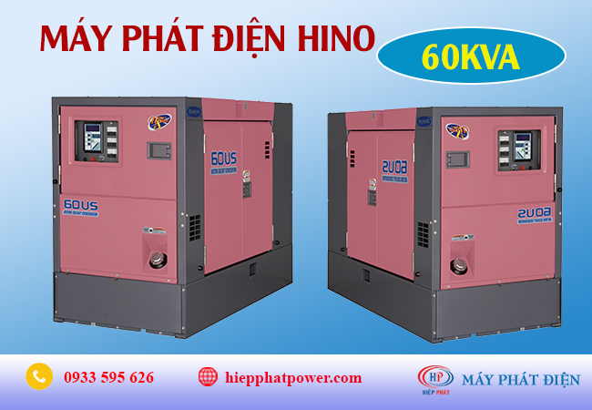 Máy phát điện Hino 60Kva