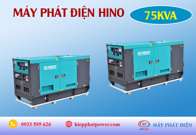 Máy phát điện Hino 75Kva