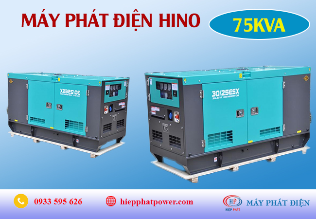 Máy phát điện Hino 75Kva