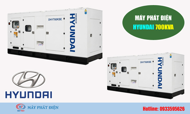 Máy phát điện Hyundai 700kva