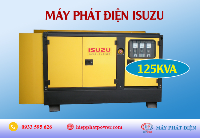 Máy phát điện Isuzu 125Kva