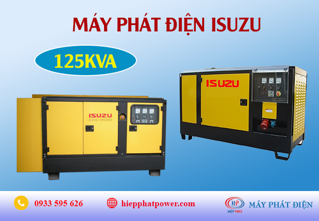 Máy phát điện Isuzu 125Kva