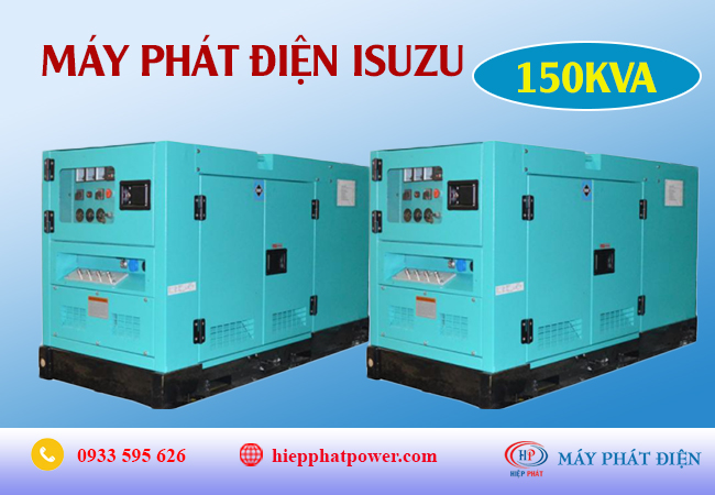 Máy phát điện Isuzu 150Kva