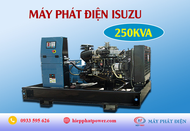 Máy phát điện Isuzu 250Kva