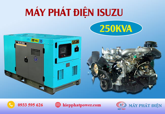 Máy phát điện Isuzu 250Kva