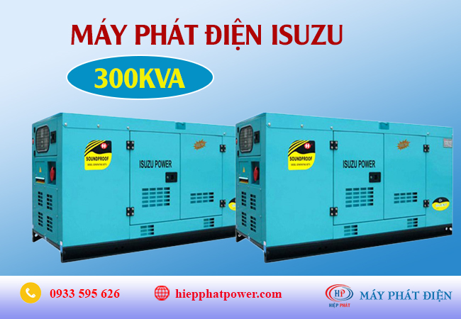 Máy phát điện Isuzu 300Kva