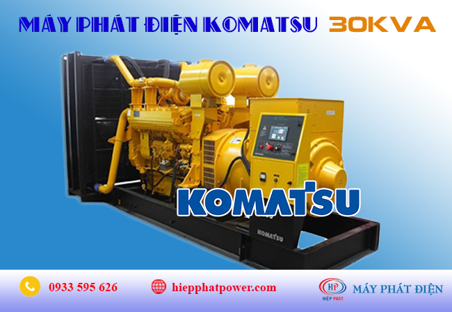 Máy phát điện Komatsu 30kva