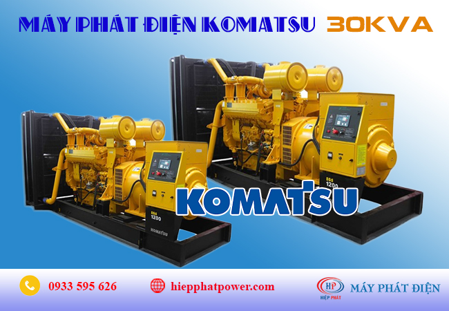 Máy phát điện Komatsu 30kva