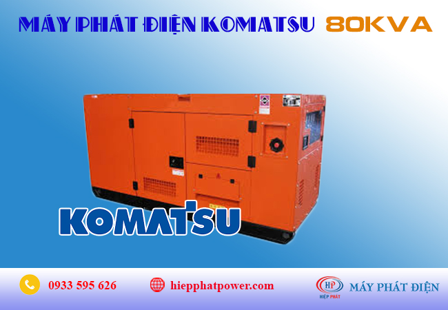 Máy phát điện Komatsu 80kva